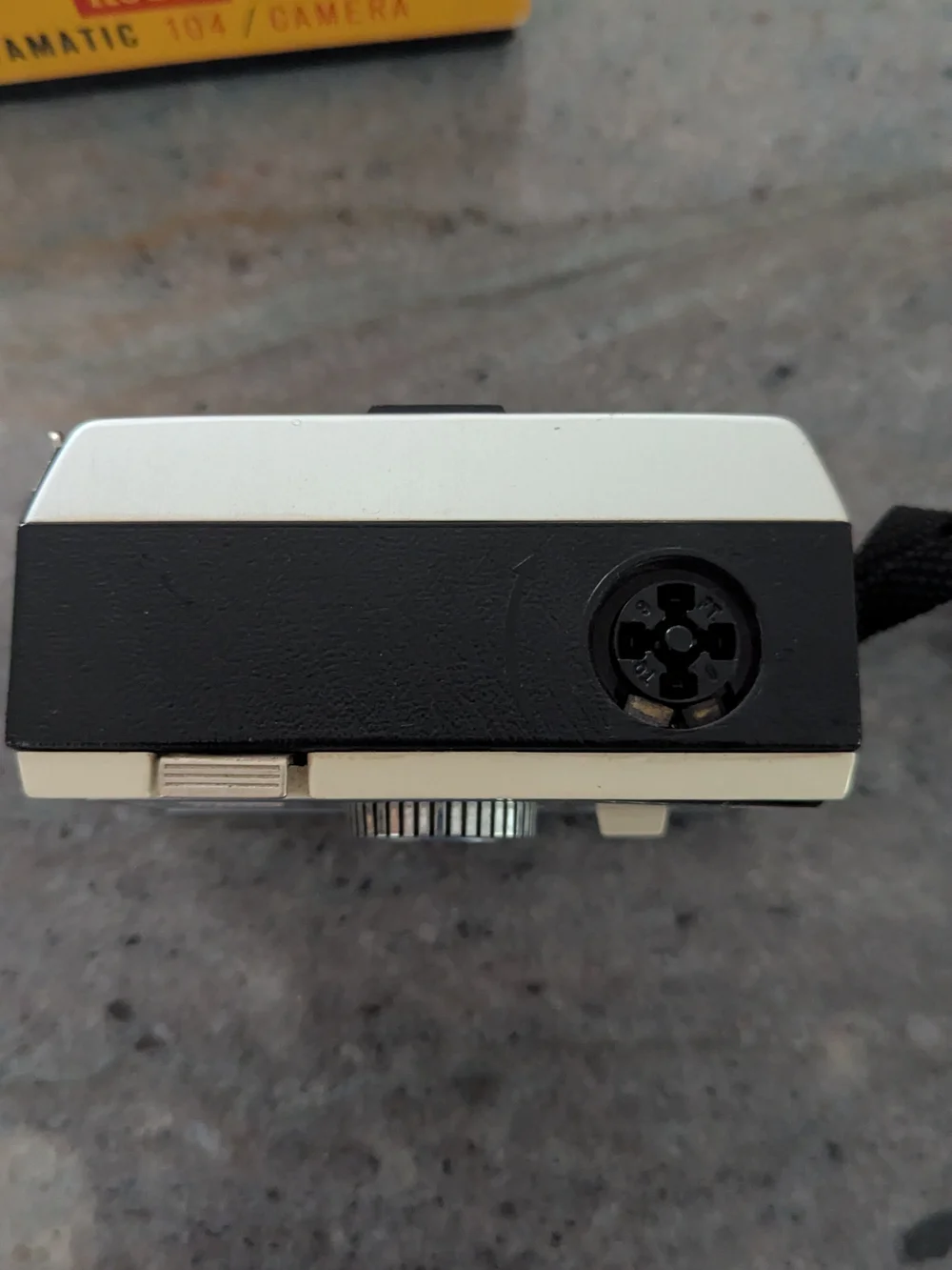 Kodak Instamatic 104 Camera in white and black